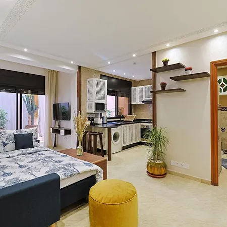Oasis - Appartement Authentique A Gueliz Marraquexe Exterior foto
