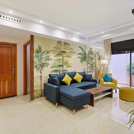 Oasis - Appartement Authentique A Gueliz Marraquexe Exterior foto