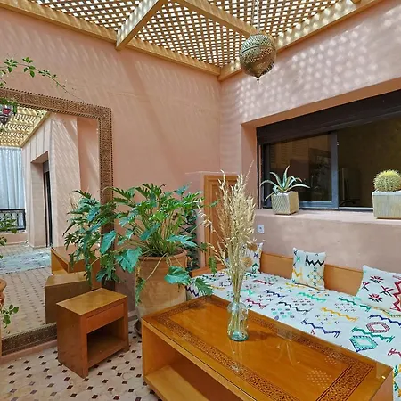 Oasis - Appartement Authentique A Gueliz Marraquexe Exterior foto