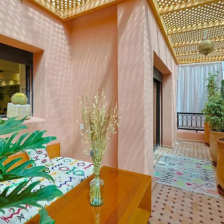 Oasis - Appartement Authentique A Gueliz Marraquexe Exterior foto